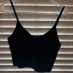 Lululemon Athletica Black Fitted Crop Camisole